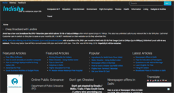 Desktop Screenshot of indisha.com